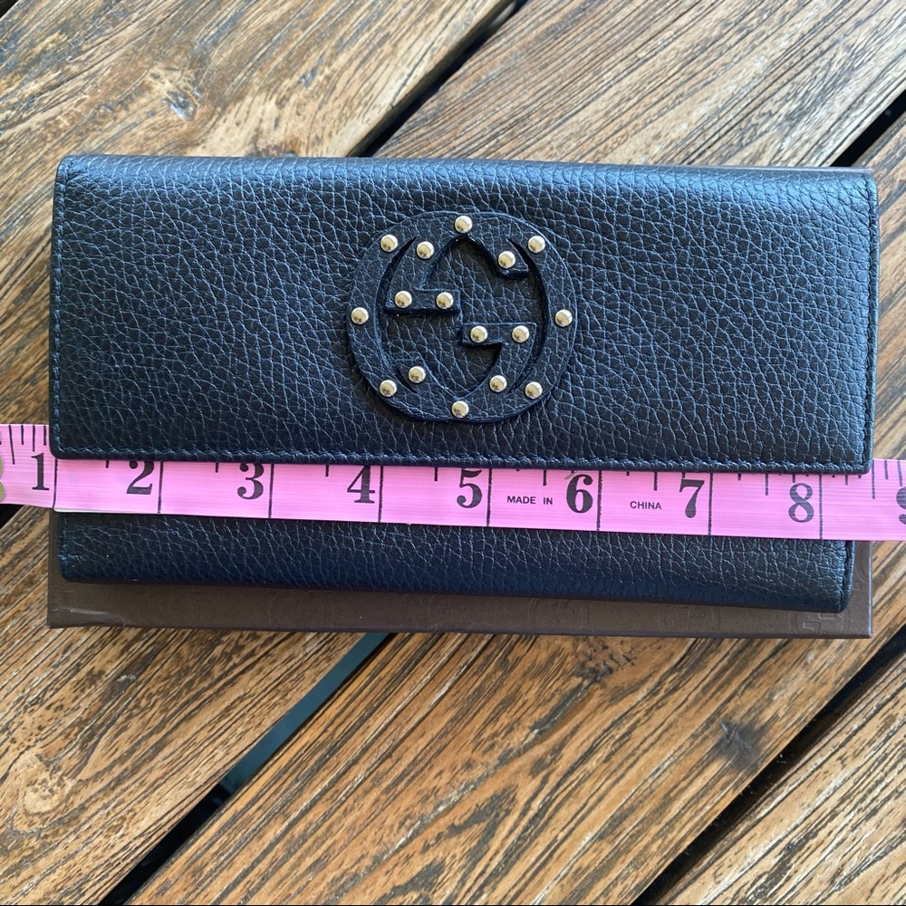 NWOT Gucci continental wallet black - Picture 9 of 10